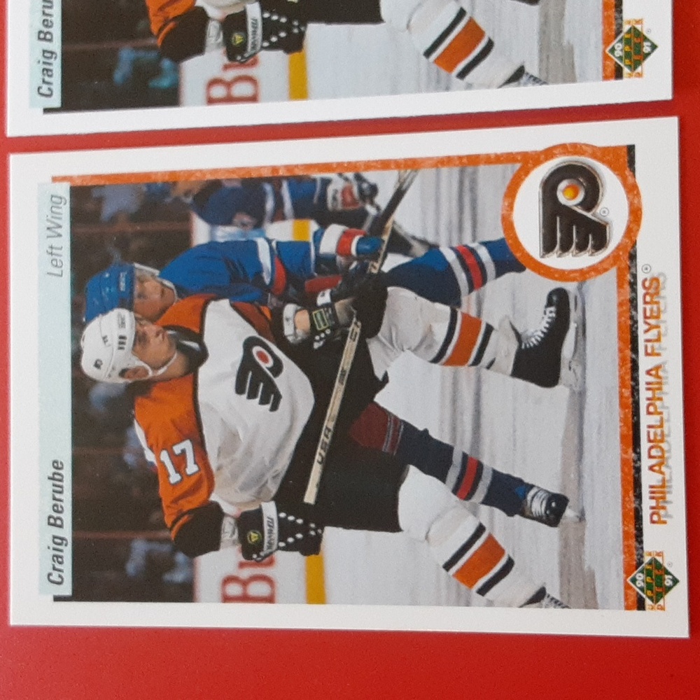 Berube Philadelphia Flyers NHL Hockey Rookie Cards
